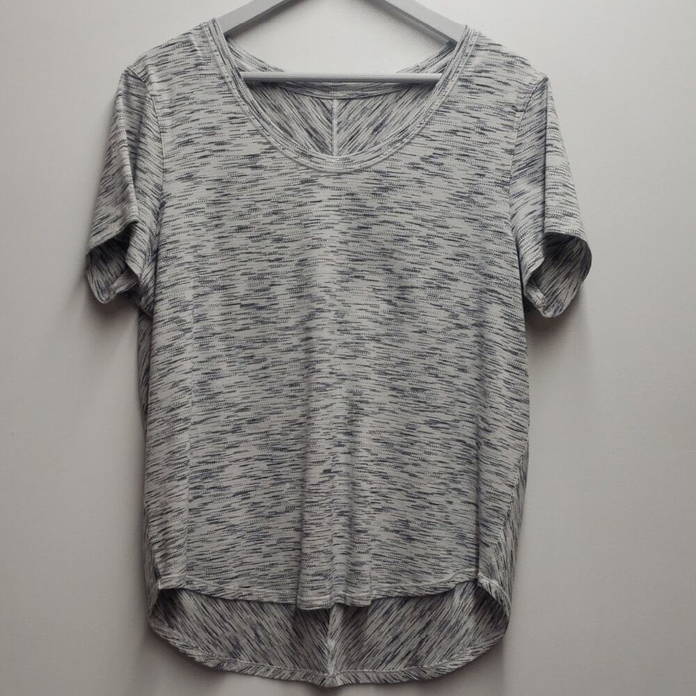 Lululemon Meant To Move Short Sleeve Tee Tiger Space Dye Size 10 Anti Stink Run